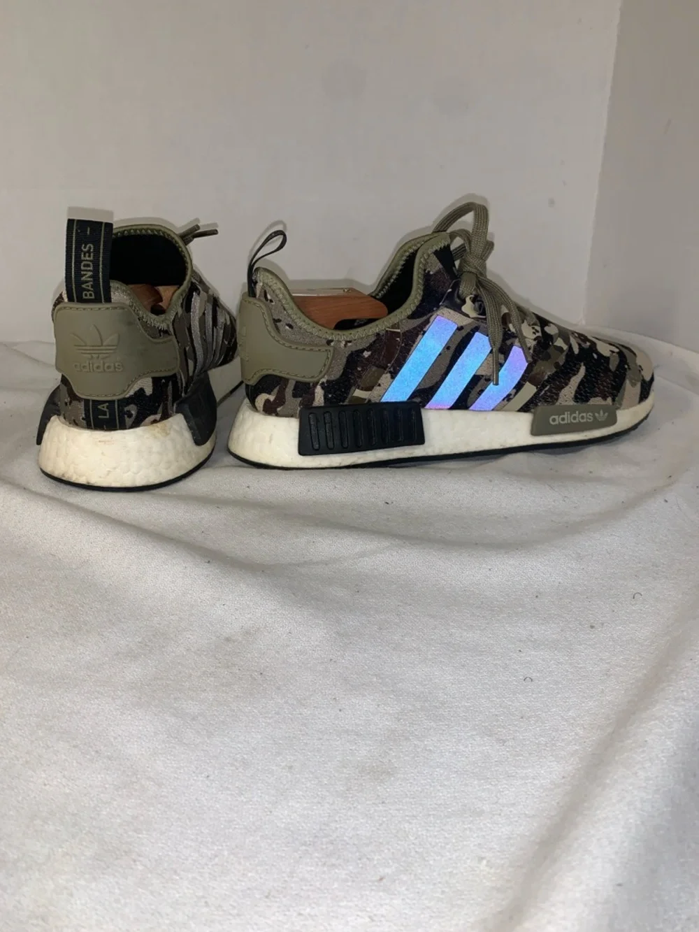Adidas Men’s NMD R1 Boost ‘Cargo Camo’ Sneakers with 3M Stripes